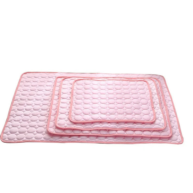 Keep Your Pets Cool This Summer with Our Ice Silk Cooling Nest Pad!