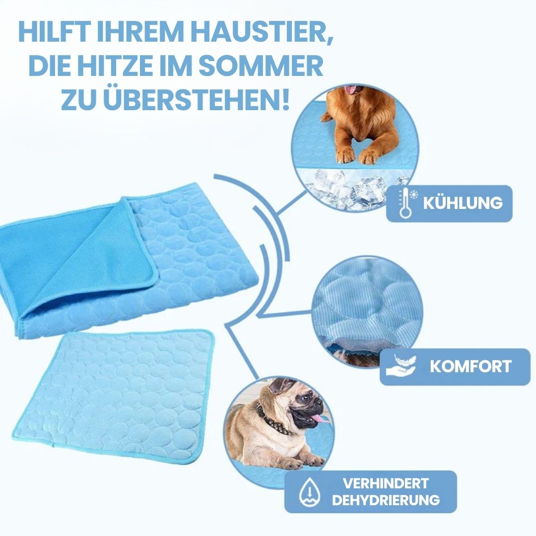 Bekämpfen Sie die Hitze: Eisseide Kühlmatte für Ihre Haustiere in diesem Sommer!